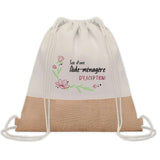 Sac Fête des Mères Mamie Maman Cadeau anniversaire Noël Travail Métier Départ Retraite Collègue Femme cabas shopping plage