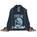 sac a dos bleu coton recycle avec pochette idee cadeau originale pour collegue ami prof ou membre de la famille cadeau mixte noel anniversaire secret santa ou depart au travail sac leger pratique et ecologique design breton moderne