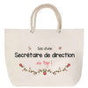 Sac Fête des Mères Mamie Famille Idée Cadeau anniversaire Noël Travail Boulot Métier Départ Retraite Collègue Femme cabas shopping plage