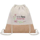 Sac Fête des Mères Mamie Maman Cadeau anniversaire Noël Travail Métier Départ Retraite Collègue Femme cabas shopping plage