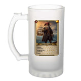 fete des peres papa carte geek gamer cadeau anniversaire noel chope verre à bière cervoise