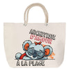 Sac Fête des Mères Mamie Famille Idée Cadeau anniversaire Noël Travail Boulot Métier Départ Retraite Collègue Femme cabas shopping plage