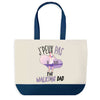 Sac de shopping bleu J'peux pas The Walking Dad