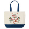 Sac Fête des Mères Mamie Famille Idée Cadeau anniversaire Noël Travail Boulot Métier Départ Retraite Collègue Femme cabas shopping plage