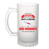 Chope de bière personnalisé, idée cadeau pour maman, femme ou collègue. Parfait pour Noël, anniversaire, fête des mères ou Secret Santa.