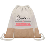 Sac Fête des Mères Mamie Maman Cadeau anniversaire Noël Travail Métier Départ Retraite Collègue Femme cabas shopping plage