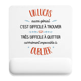 Tapis de souris ergonomique avec repose-poignet, accessoire bureau pour femme et homme, fête des pères, cadeau pas cher, idée cadeau fête des mères, secret santa, départ à la retraite, télétravail et gaming