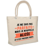 Sac Fête des Mères Mamie Famille Idée Cadeau anniversaire Noël Travail Boulot Métier Départ Retraite Collègue Femme cabas shopping plage