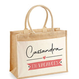 Sac Fête des Mères Mamie MAman Soeur Femme Famille Idée Cadeau anniversaire Noël Travail Boulot Métier Départ Retraite Collègue Femme cabas shopping plage
