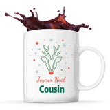 Tasse Noël Joyeux noël Cousin Cerf