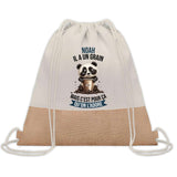 Sac Fête des Pères Papi Papa Cadeau anniversaire Noël Travail Boulot Métier Départ Retraite Collègue Homme cabas shopping plage