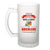 Chope de bière homme personnalisé idée cadeau homme Chope de bière original homme Chope de bière prénom cadeau noël anniversaire secret santa Verre à Bière pinte