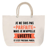Sac Fête des Mères Mamie Famille Idée Cadeau anniversaire Noël Travail Boulot Métier Départ Retraite Collègue Femme cabas shopping plage