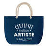 Sac de plage Bleu anse corde Certifiée meilleure Artiste