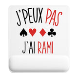 Tapis de souris ergonomique avec repose-poignet, accessoire bureau pour femme et homme, fête des pères, cadeau pas cher, idée cadeau fête des mères, secret santa, départ à la retraite, télétravail et gaming