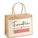 Sac Fête des Mères Mamie MAman Soeur Femme Famille Idée Cadeau anniversaire Noël Travail Boulot Métier Départ Retraite Collègue Femme cabas shopping plage