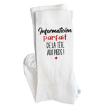 Chaussettes originales en coton, idée cadeau drôle tendance mère maman papa père mamie papi anniversaire noel 