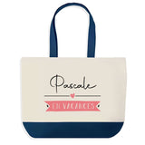 Sac de shopping bleu Pascale en Vacances