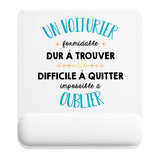 Tapis de souris ergonomique avec repose-poignet, accessoire bureau pour femme et homme, fête des pères, cadeau pas cher, idée cadeau fête des mères, secret santa, départ à la retraite, télétravail et gaming