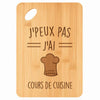 Planche bambou gravée personnalisée femme homme idée cadeau Fête des Mères Fête des Pères apéro papa maman prénom cuisine plateau fromage