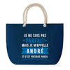 Sac de plage Bleu anse corde André Parfait