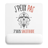 Tapis de souris ergonomique avec repose-poignet, accessoire bureau pour femme et homme, fête des pères, cadeau pas cher, idée cadeau fête des mères, secret santa, départ à la retraite, télétravail et gaming