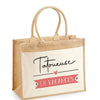 Sac Fête des Mères Mamie MAman Soeur Femme Famille Idée Cadeau anniversaire Noël Travail Boulot Métier Départ Retraite Collègue Femme cabas shopping plage
