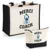Cabas homme ou femme sac plage ou shopping tote bag pochette trousse Idée cadeau original pour anniversaire Noël travail départ retraite collègue famille fete des mères fetes des pères papa maman mamie papi