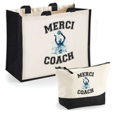Cabas homme ou femme sac plage ou shopping tote bag pochette trousse Idée cadeau original pour anniversaire Noël travail départ retraite collègue famille fete des mères fetes des pères papa maman mamie papi