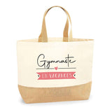 Sac Jute Fête des Mères Fêtes des Pères Mamie Papi Famille Idée Cadeau anniversaire Noël Travail Boulot Métier Départ Retraite Collègue Femme Homme