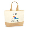 Sac Jute Fête des Mères Fêtes des Pères Mamie Papi Famille Idée Cadeau anniversaire Noël Travail Boulot Métier Départ Retraite Collègue Femme Homme