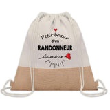 Sac Fête des Pères Papi Papa Cadeau anniversaire Noël Travail Boulot Métier Départ Retraite Collègue Homme cabas shopping plage