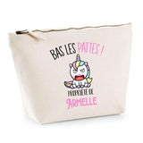Trousse pochette de rangement maquillage Fête des Mères Mamie Famille Idée Cadeau anniversaire Noël Travail Boulot Métier Départ Retraite Collègue Femme