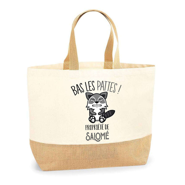 Sac Jute Fête des Mères Fêtes des Pères Mamie Papi Famille Idée Cadeau anniversaire Noël Travail Boulot Métier Départ Retraite Collègue Femme Homme