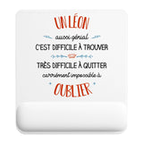 Tapis de souris ergonomique avec repose-poignet, accessoire bureau pour femme et homme, fête des pères, cadeau pas cher, idée cadeau fête des mères, secret santa, départ à la retraite, télétravail et gaming
