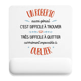 Tapis de souris ergonomique avec repose-poignet, accessoire bureau pour femme et homme, fête des pères, cadeau pas cher, idée cadeau fête des mères, secret santa, départ à la retraite, télétravail et gaming