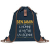 sac a dos homme bleu coton recycle avec pochette idee cadeau utile pour collegue papa ou ami cadeau homme noel anniversaire secret santa ou depart a la retraite sac durable pratique et robuste design sobre et elegant
