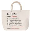 Sac Fête des Mères Mamie Famille Idée Cadeau anniversaire Noël Travail Boulot Métier Départ Retraite Collègue Femme cabas shopping plage