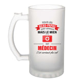 Chope de bière homme personnalisé idée cadeau homme Chope de bière original homme Chope de bière prénom cadeau noël anniversaire secret santa Verre à Bière pinte