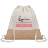 Sac Fête des Mères Mamie Maman Cadeau anniversaire Noël Travail Métier Départ Retraite Collègue Femme cabas shopping plage