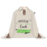 Sac à dos avec pochette Meilleur Coach de tous les temps