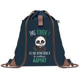 sac a dos femme bleu coton recycle avec pochette cadeau original pour collegue amie prof ou soeur idee cadeau femme noel anniversaire secret santa ou depart a la retraite sac pratique chic et ecoresponsable design breton elegant