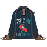 sac a dos femme bleu coton recycle avec pochette cadeau original pour collegue amie prof ou soeur idee cadeau femme noel anniversaire secret santa ou depart a la retraite sac pratique chic et ecoresponsable design breton elegant