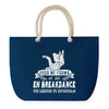 Sac de plage Bleu anse corde Breakdance Légende Humour Geek