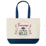 Sac Fête des Mères Mamie Famille Idée Cadeau anniversaire Noël Travail Boulot Métier Départ Retraite Collègue Femme cabas shopping plage
