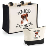 Cabas homme ou femme sac plage ou shopping tote bag pochette trousse Idée cadeau original pour anniversaire Noël travail départ retraite collègue famille fete des mères fetes des pères papa maman mamie papi