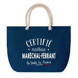 Sac de plage Bleu anse corde Certifié meilleur Maréchal-Ferrant