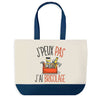 Sac de shopping bleu J'peux pas Bricolage