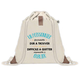 Sac à dos avec pochette Un Poissonnier Formidable