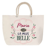 Sac Fête des Mères Mamie Famille Idée Cadeau anniversaire Noël Travail Boulot Métier Départ Retraite Collègue Femme cabas shopping plage